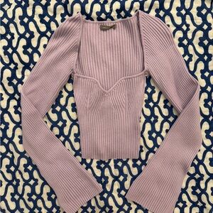 Urban Outfitters Purple Knit Long Sleeve XS